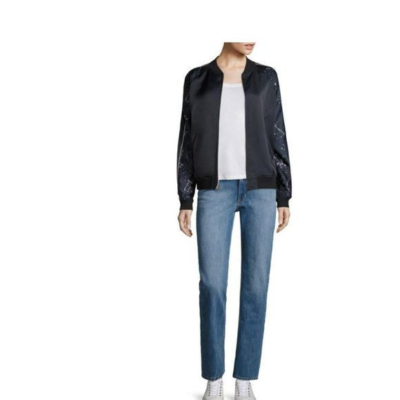 Opening Ceremony Reversible Silk Zodiac Bomber Jacket - Picture 5 of 16